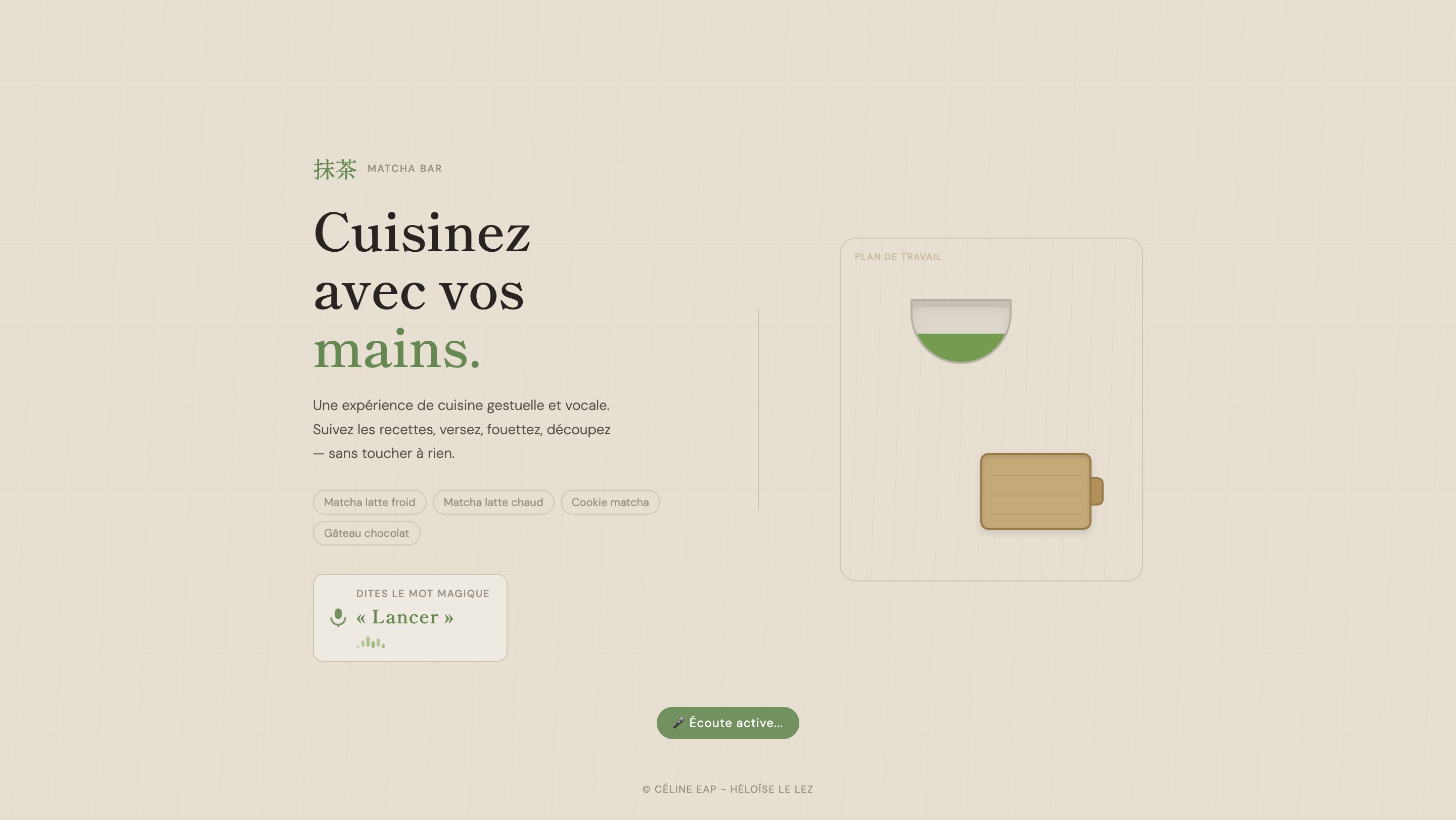Cooking Matcha 1